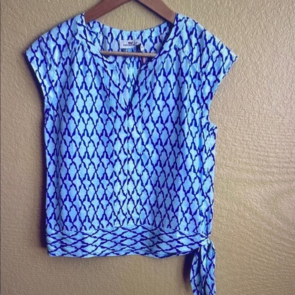 H&M Blue Geometric Women's Blouse